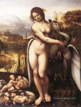 Léonard de Vinci œuvres - Léda et le cygne 1505 Léonard de Vinci